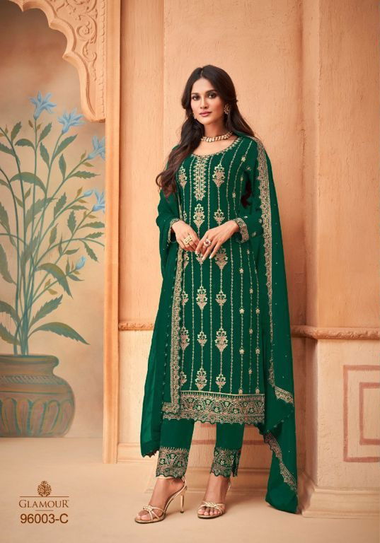 Mohini 96003 Georgette Wedding Wear Embroidery Work Designer Salwar Kameez